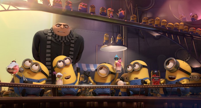 Gru and Minions from Despicable Me 2