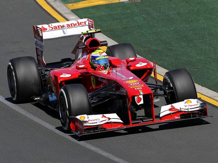 Felipe Massa driving a Ferrari Formula 1 car