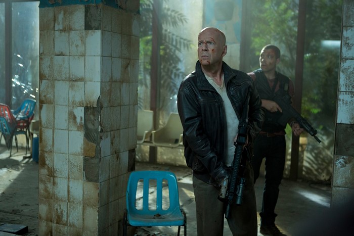 John McClane and companion in Good Day to Die Hard