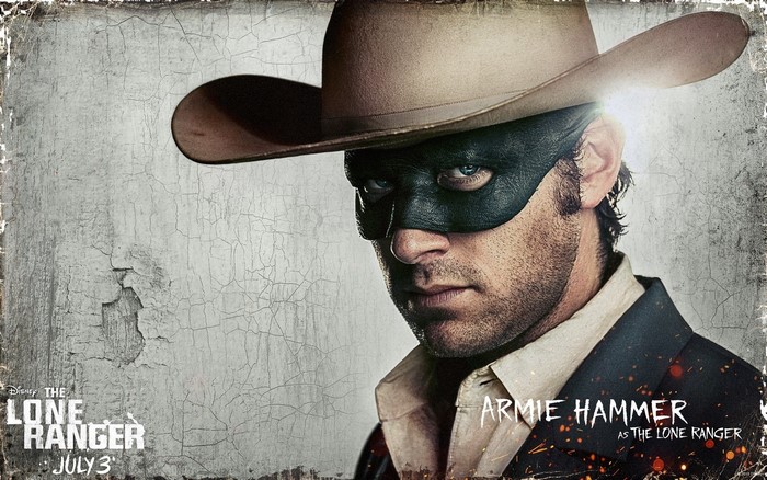 Armie Hammer as The Lone Ranger from The Lone Ranger