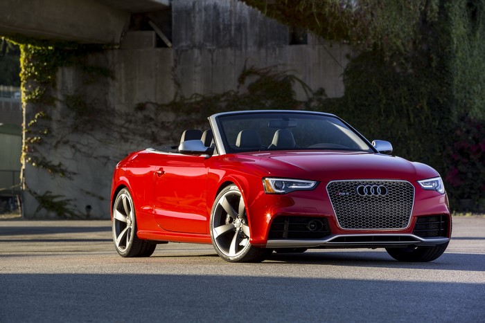 Red 2013 Audi RS5 Cabriolet