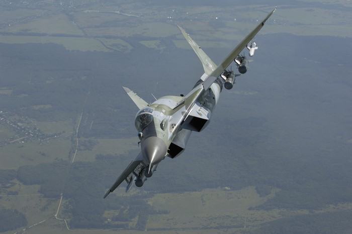 Mikoyan MiG-29 fighter jet in flight