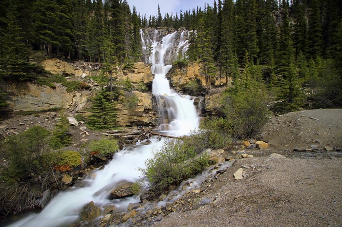 Tangle Creek Falls in Canada