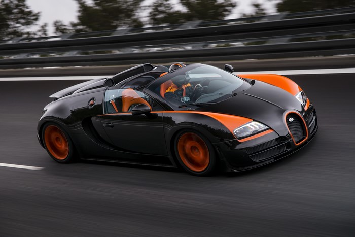 Black 2013 Bugatti Veyron 16.4 Grand Sport Vitesse