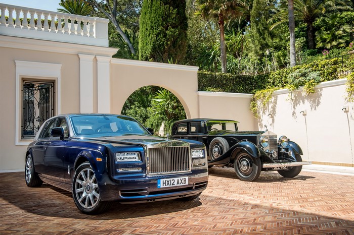 Rolls-Royce Phantom Series II and vintage Rolls-Royce