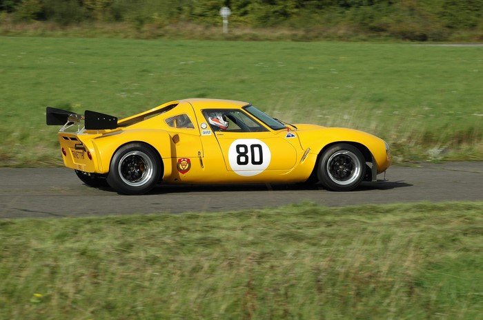 1966 Ginetta G12 racing car with number 80