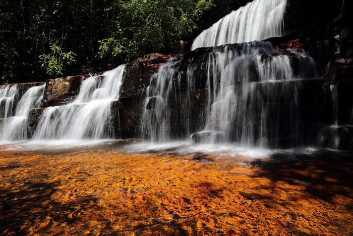 4K Waterfalls in Gran Sabana, Venezuela