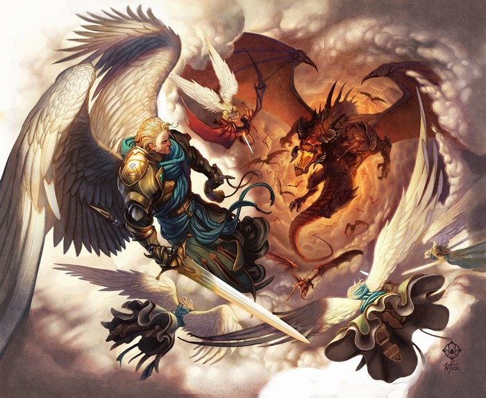 Angels and Dragons in Aerial Combat