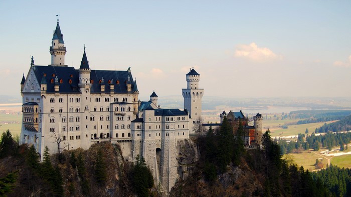 Neuschwanstein Castle in Bavaria, Germany