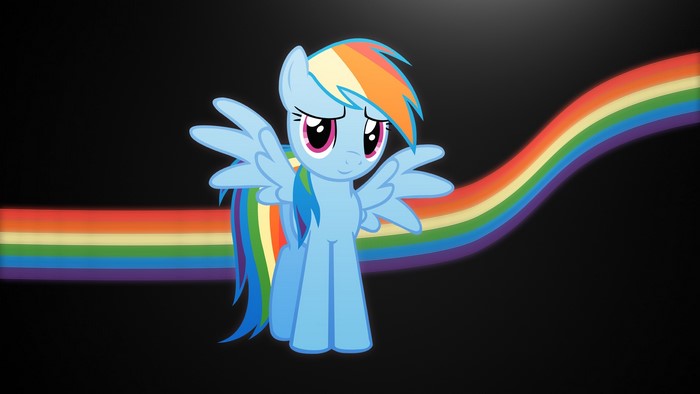 Rainbow Dash from My Little Pony with Rainbow