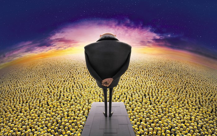 Gru and Minions from Despicable Me 2
