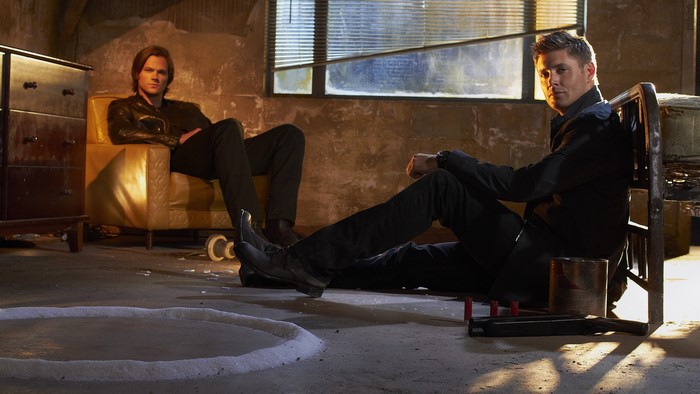 Supernatural: Sam and Dean Sitting in a Room