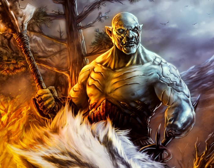 Azog the Orc Warrior from The Hobbit
