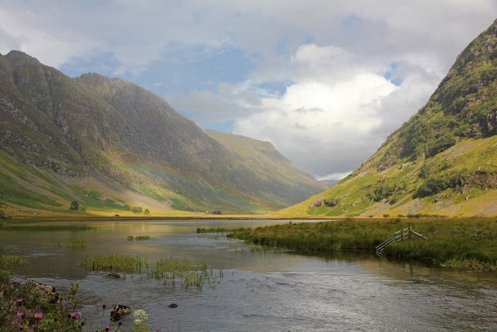 Glen Coe Scotland Mountains and River