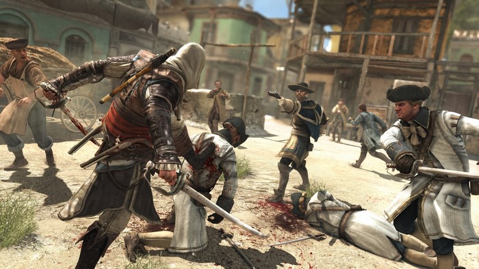 Assassin's Creed 4: Black Flag combat scene