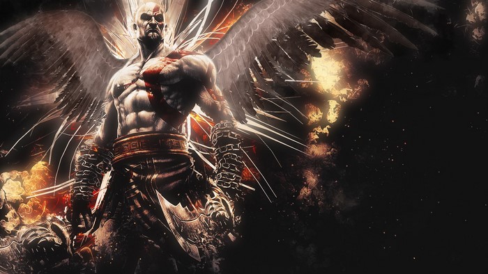 Kratos with Wings from God of War