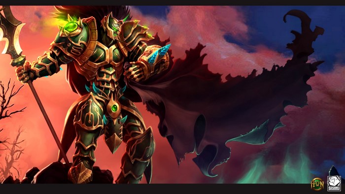Warrior with Spear and Cloak from Heroes of Newerth