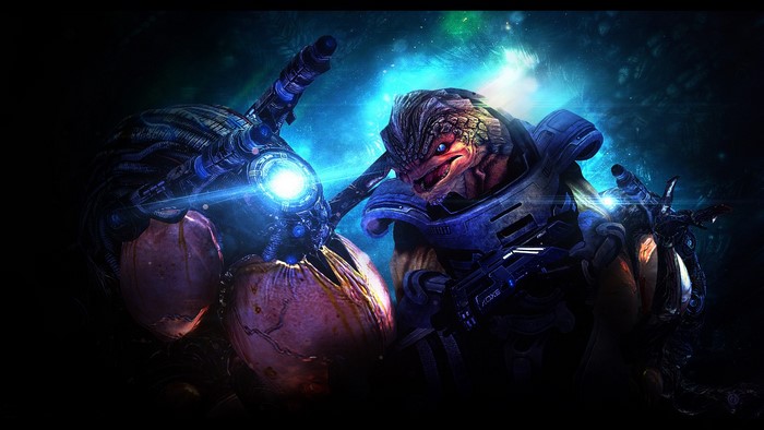 Krogan warrior from Mass Effect 3