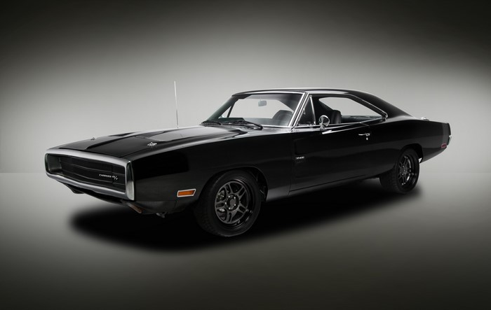 Black 1970 Dodge Charger R/T