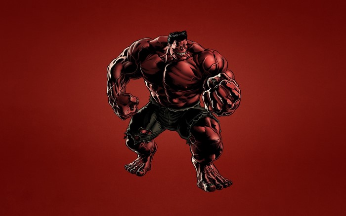 Red Hulk from Marvel Comics