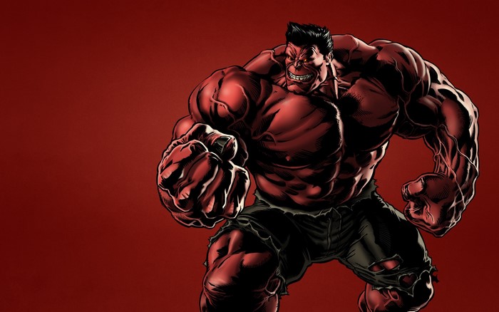 Red Hulk from Marvel Comics
