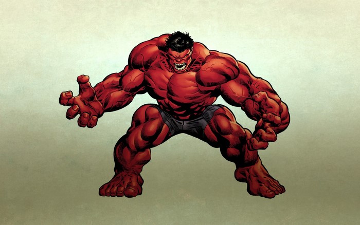 Red Hulk from Marvel Comics