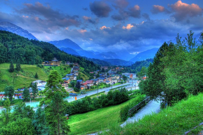 Berchtesgaden, Bavaria, Germany Scenery