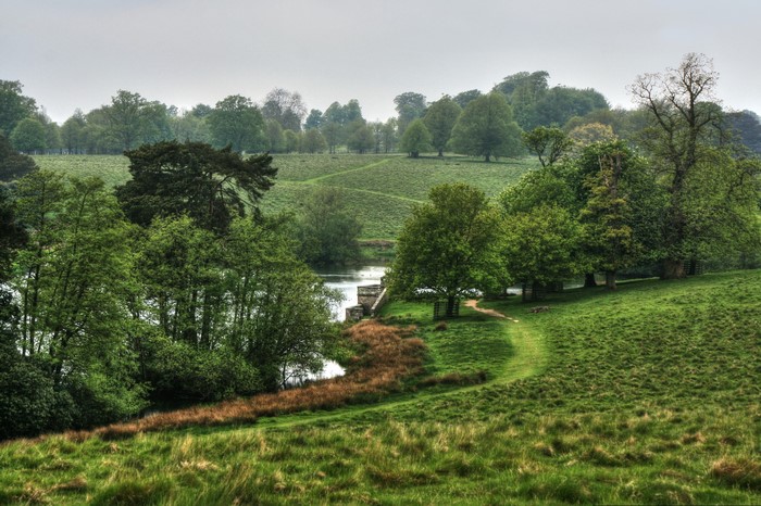 Stourhead Gardens Scenery in England