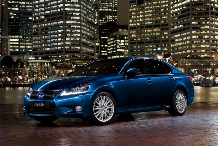 Blue 2012 Lexus GS 450h Sports Luxury Sedan