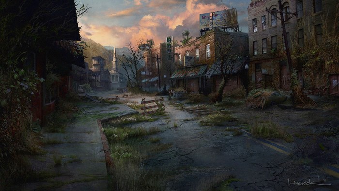 The Last of Us Apocalypse Street Scene