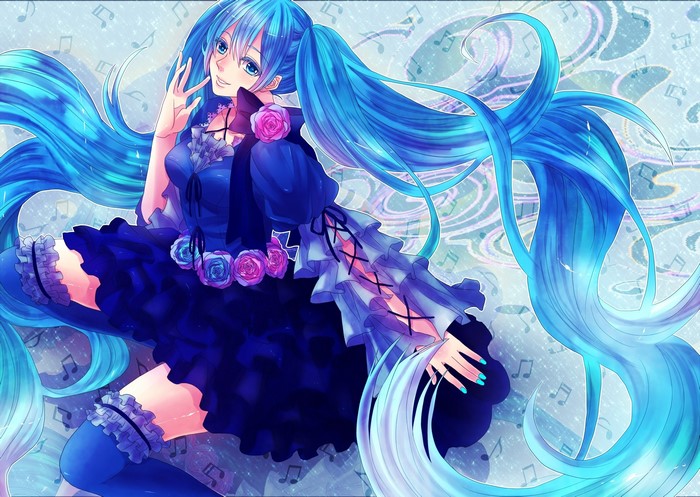 Hatsune Miku from Vocaloid