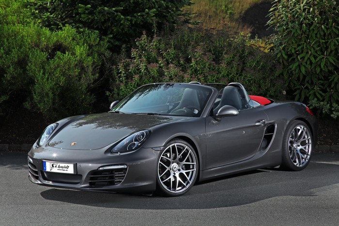 Grey Porsche Boxster Cabriolet