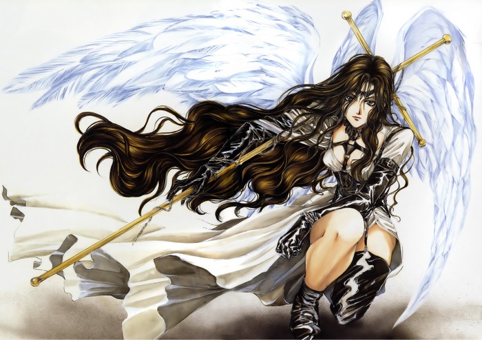 Angel with Wings and Sword