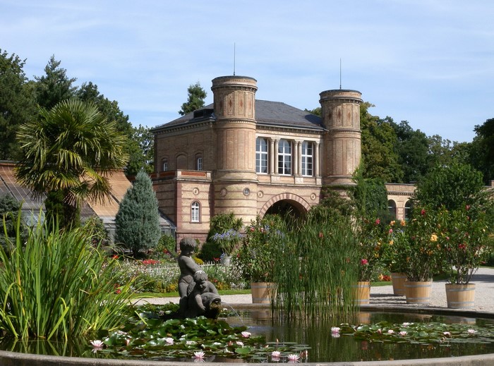 Botanical Gardens Karlsruhe, Germany Pond