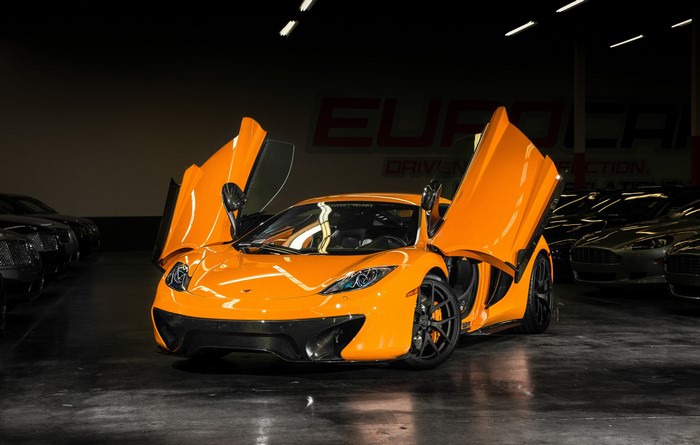 Orange McLaren MP4-VX by Vorsteiner with Doors Open