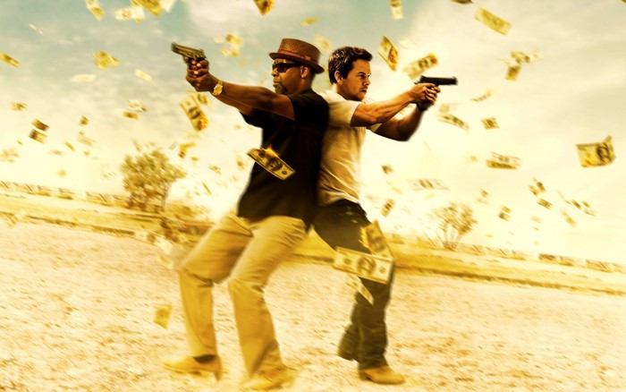 Denzel Washington and Mark Wahlberg in 2 Guns