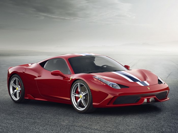 Red 2013 Ferrari 458 Italia
