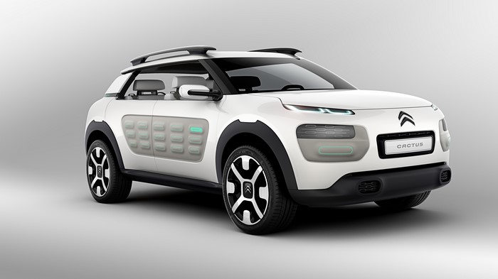 White Citroen Cactus Concept Car