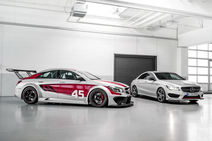 Mercedes-Benz CLA 45 AMG Racing Series cars