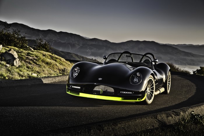 Black 2013 Lucra LC470 R luxury sports car