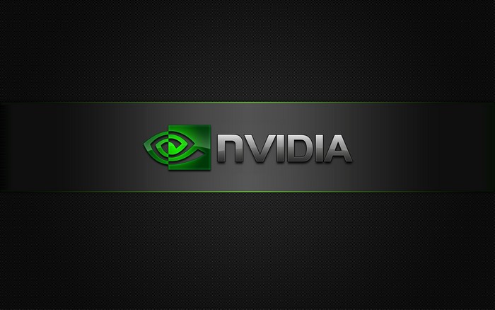 Nvidia logo emblem on a dark textured background
