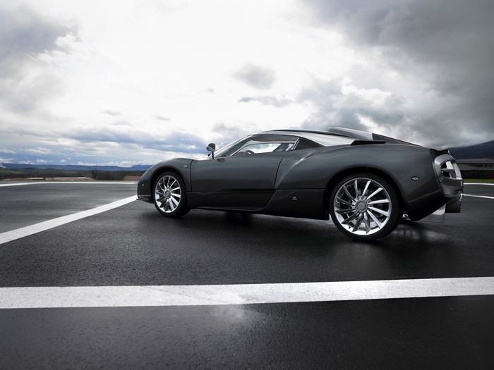 Spyker C12 Zagato on asphalt road