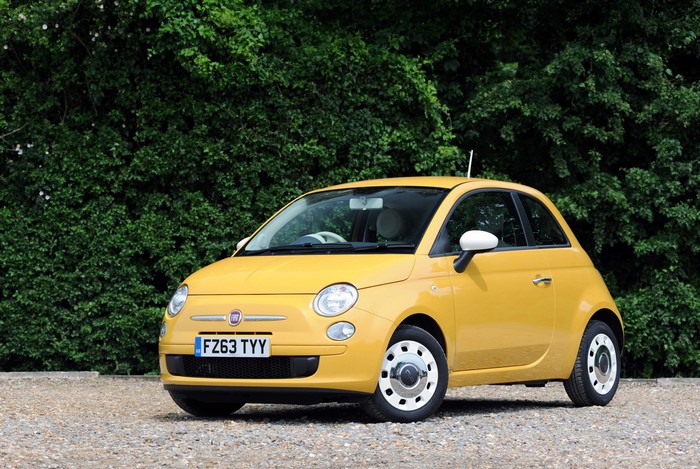 Yellow 2013 Fiat 500 Colour Therapy