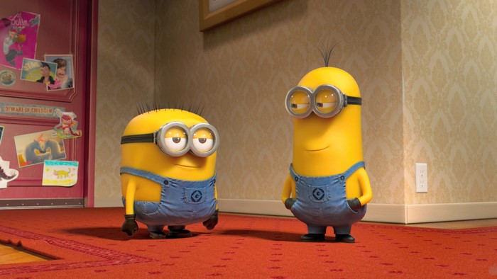Two Minions from Despicable Me 2
