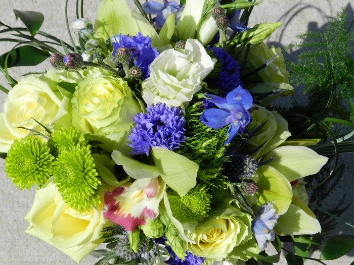 Bouquet of Roses and Other Flowers