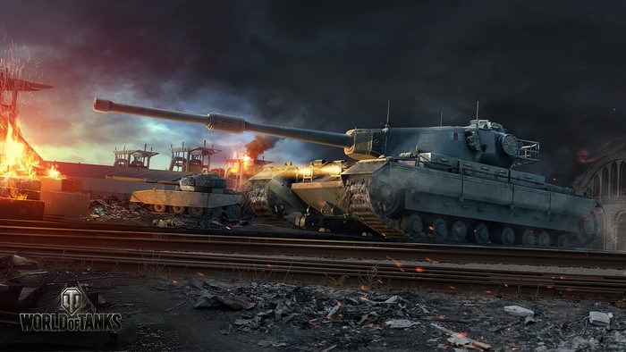 FV4202 Tanks on Railroads in World of Tanks