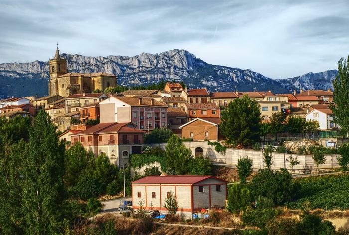 Houses in Rioja Alavesa, Spain