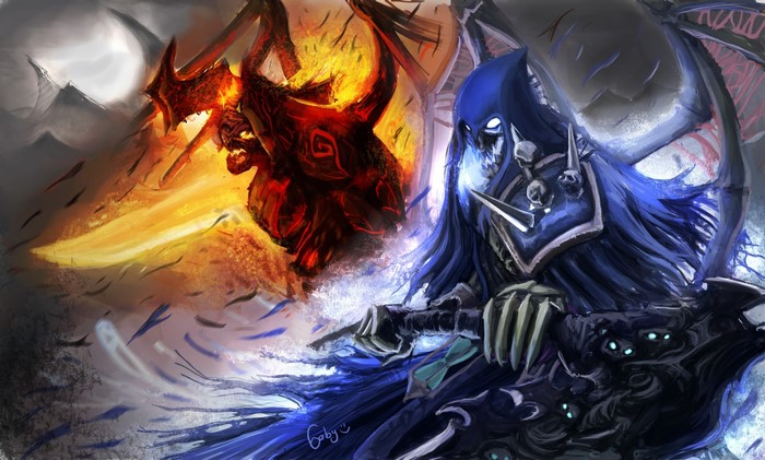 Demon and Grim Reaper from Darksiders