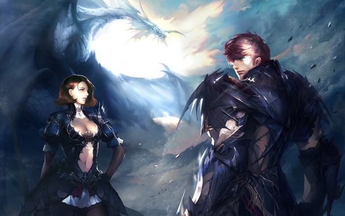 Lineage 2 Goddess of Destruction Man in Armor
