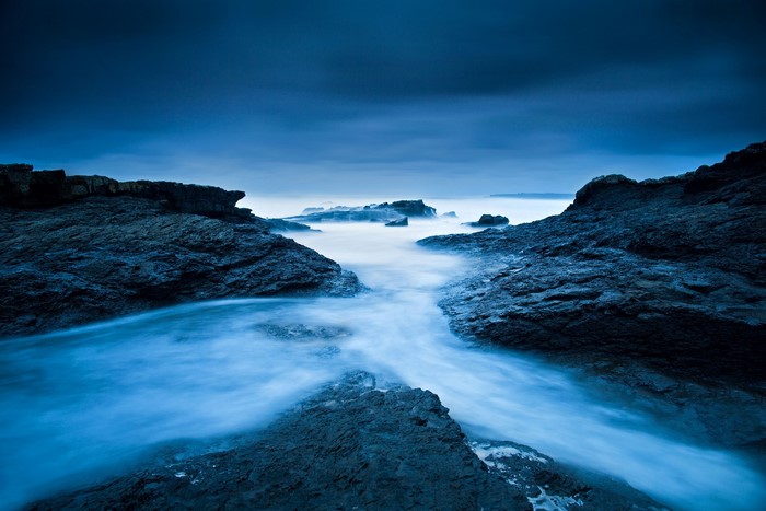 Rocky Coastline with Ocean at Spanish Point, Ireland